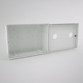 GAS-2-2ml Empty cabinet for gas meter with two inspection window - two users