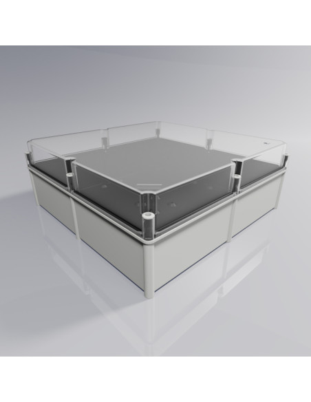 CA-66a Doble insulation modular box with high trasparent cover