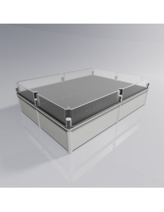 CA-86a Doble insulation modular box with high trasparent cover
