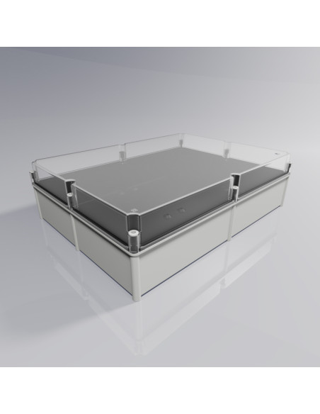 CA-86a Doble insulation modular box with high trasparent cover