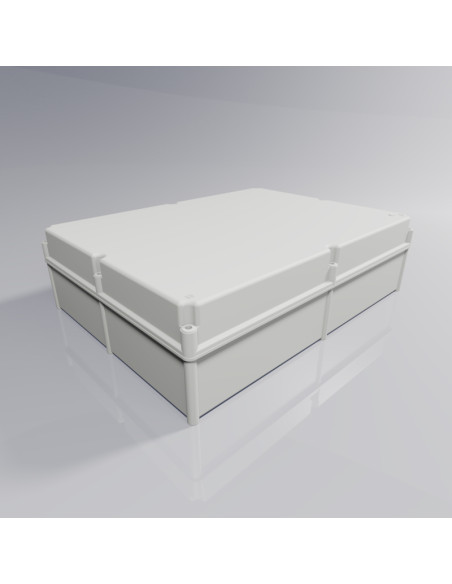 CA-86as Boîte double isolation avec couvercle  surélevé opaque