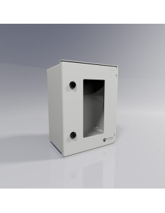 BRES-43p Monobloc industrial enclosure IP66 with window