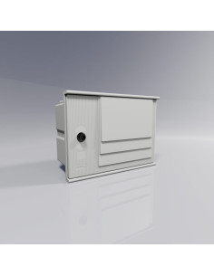 APM-0 Armoire murale encastrée IP43 | 1 point de fermeture