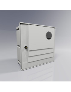 APM-1-1ml-c Flush mount cabinet IP43 with 1 inspection window