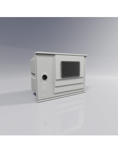 H2O-0-t/1ml Cabinet for water meter