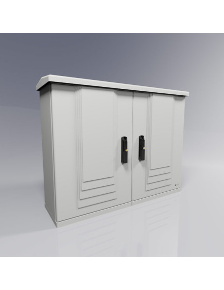 ART-710-2P Szafa wolnostojąca IP43 z daszkiem, dwudrzwiowa