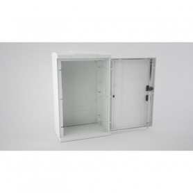 Puerta armario contador gas ciega S-2300. Medidas: 330 x 465 mm. Puerta  para armario del gas individual, fabricada en Poliéster, incluye llave  homologada