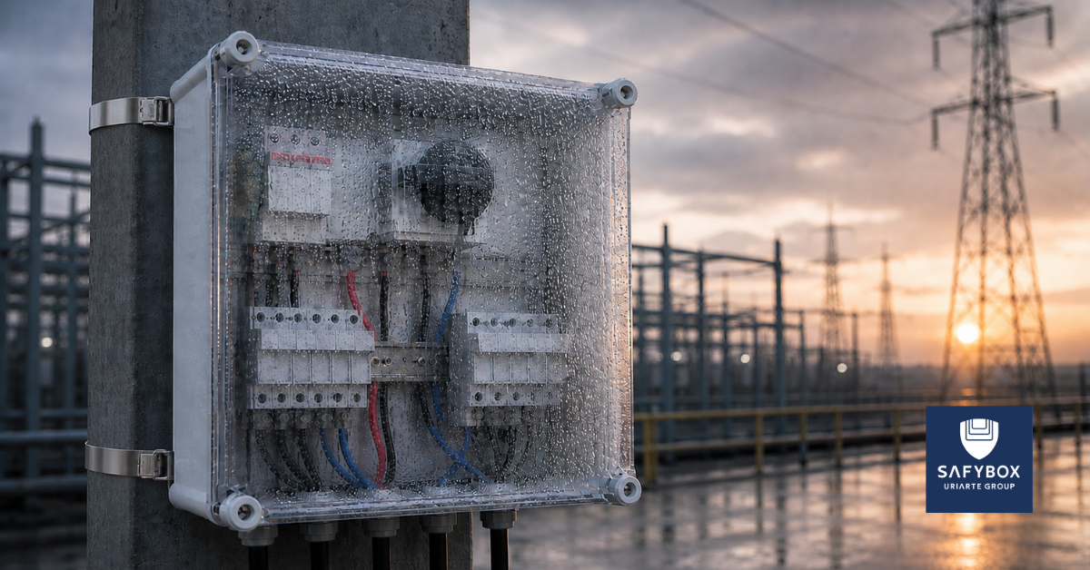 Condensation in electrical enclosures: why IP66 does not control the dew point